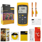 Hand Held Contact Thermometer Dual Channel Digital Thermometer High-quality Material Protective Dust Proof Sputter Proof